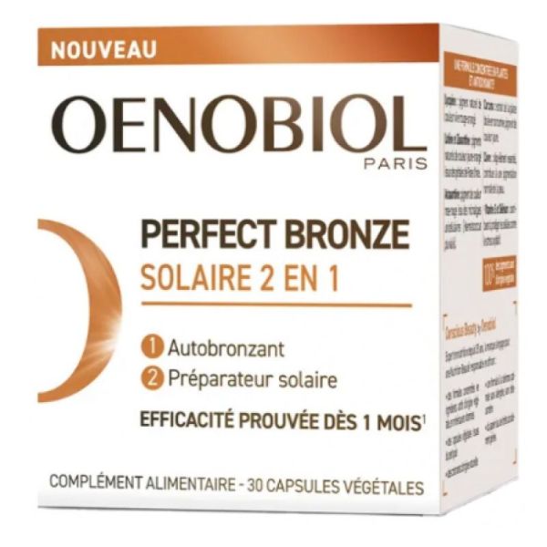 OENOBIOL Perfect Bronze solaire 2en1 X30