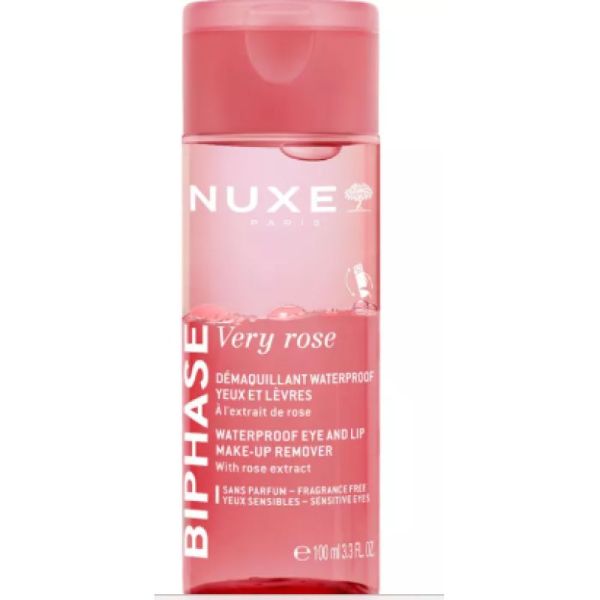 Nuxe Very rose démaquillant waterproof biphase 100ml