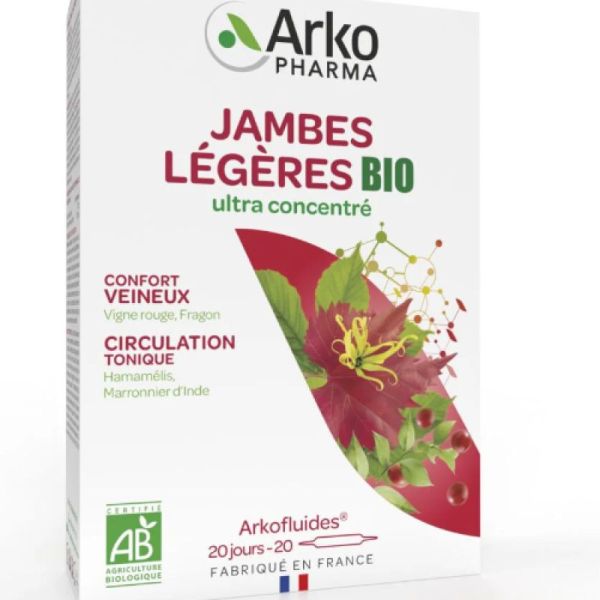 Arkofluides Jambes Leg Bio 20 amppoules
