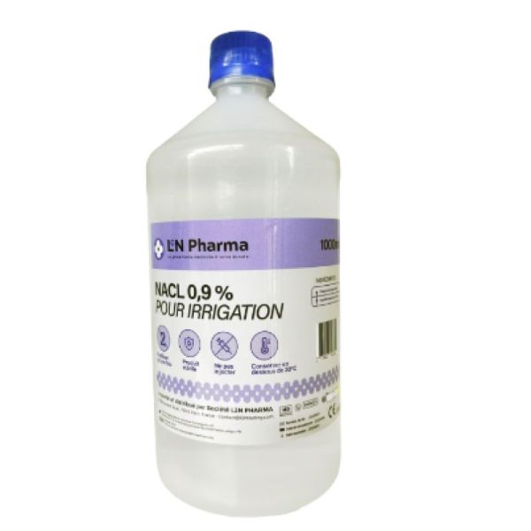 chlorure de sodium NaCl 0.9%  1 L