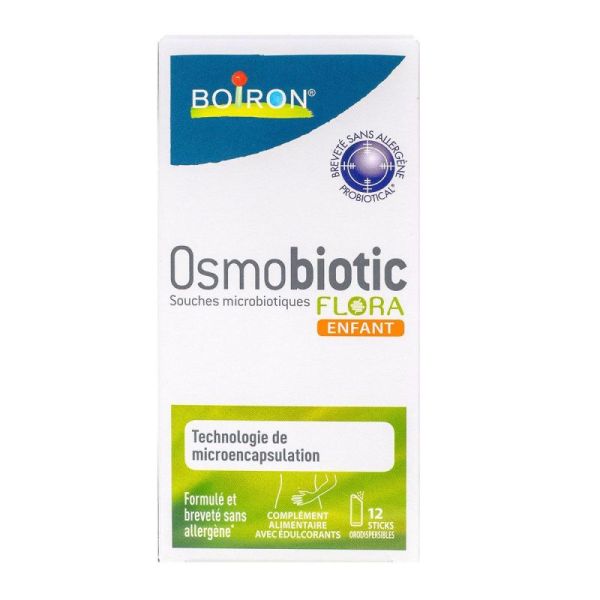 Boiron osmobiotic flora enfant 12 stick
