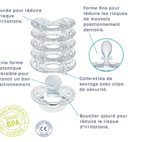 Tétine de sevrage Clipp