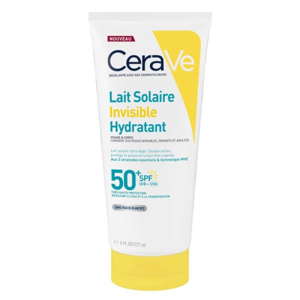 Lait solaire hydratant invisible SPF50+ 177ml