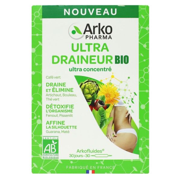 Arkopharma Ultra draineur ampoules