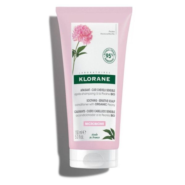 Klorane apaisant après-shampoing à la Pivoine 150 ml