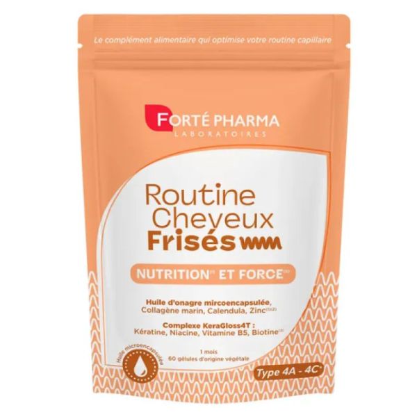 FORTE routine cheveux frisés 60 gélules
