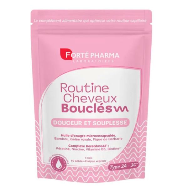 FORTE routine cheveux bouclés 60 gélules