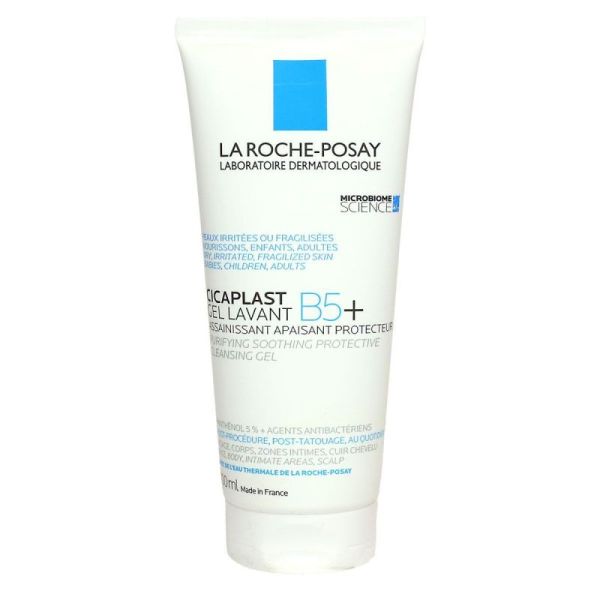 Cicaplast B5+ gel lavant assainissant apaisant protecteur visage corps 100ml