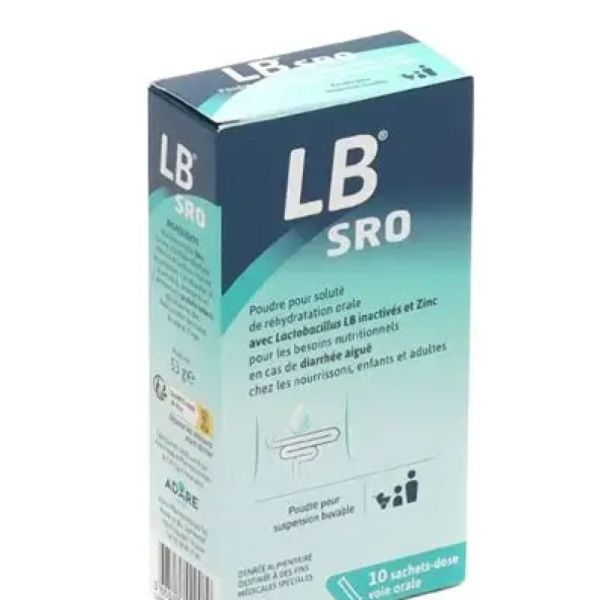LB SRO : soluté de réhydratation + probiotiques10 sachets