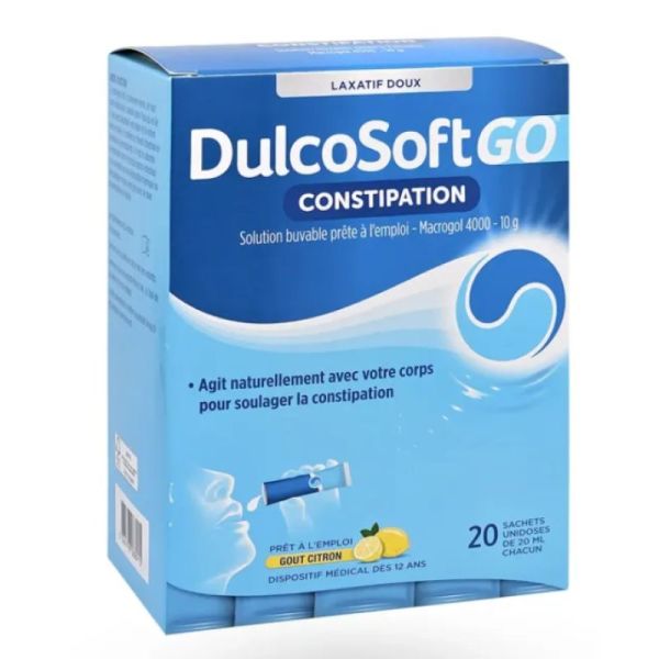 DulcoSoft Go 20 sachets unidoses