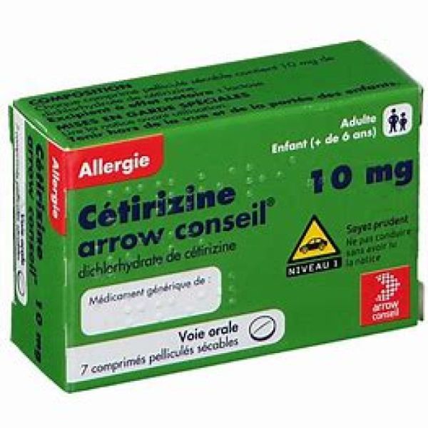 Cetirizine 10Mg Arw Cons Cp S 7