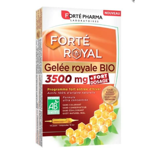 Forté Royal Gelée Royale 3500mg 10 ampoules.