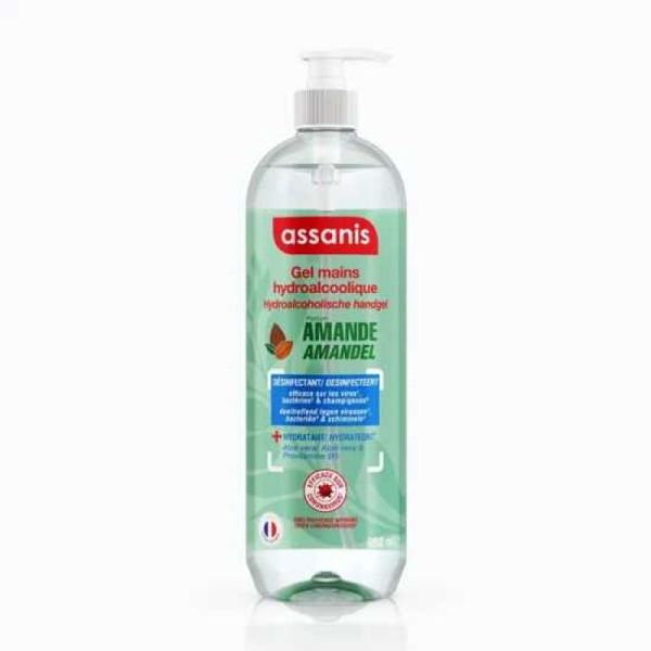 Assanis Gel hydroalcoolique Amande 980ml