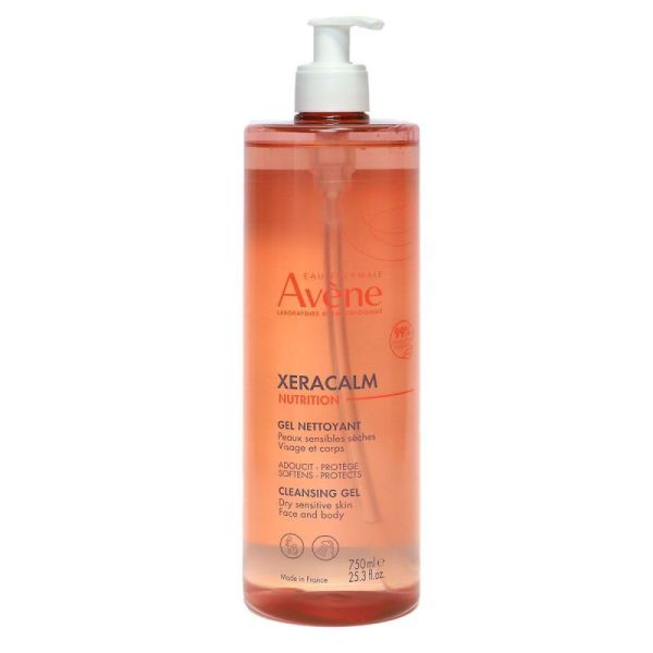 Avene Xeracalm Nutrition gel nettoyant 750ml