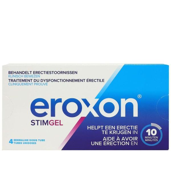 Eroxon Stimgel Dysfonctionnement Erectile 4 Tubes
