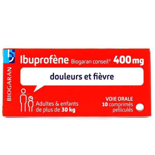Ibuprofene Biog Con400Mg Cpr10