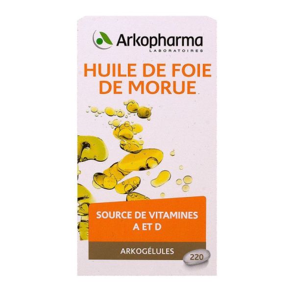 Arkopharma Huile de foie de morue 220 gélules