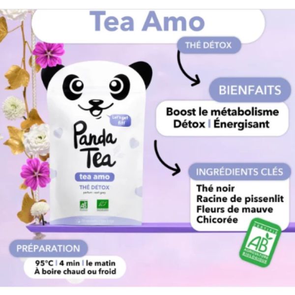 Panda tea Tea amo thé détox 28 sachets
