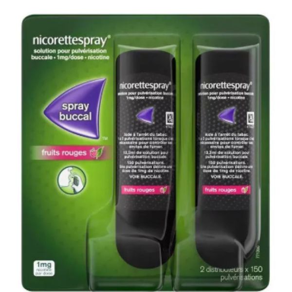 Nicorettespray Fruits rouges /2