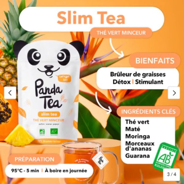 Panda Tea thé vert minceur 28 sachets