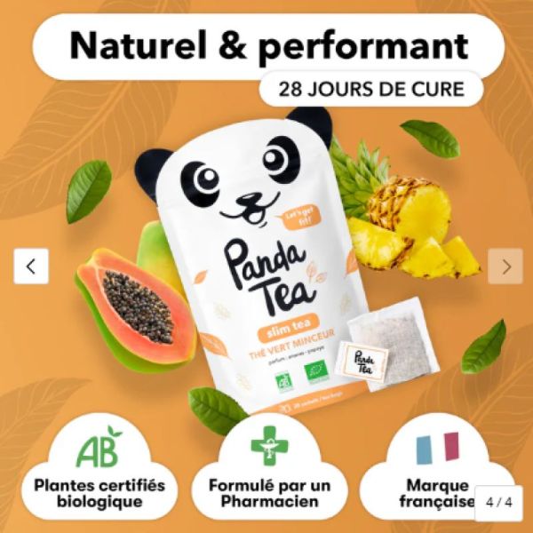 Panda Tea thé vert minceur 28 sachets