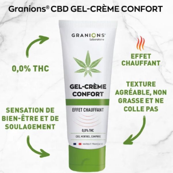Gel-crème Confort CBD 75mL