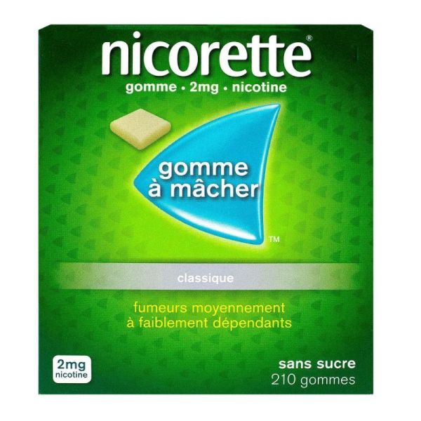 Nicorette 2Mg Gomme Ss 210