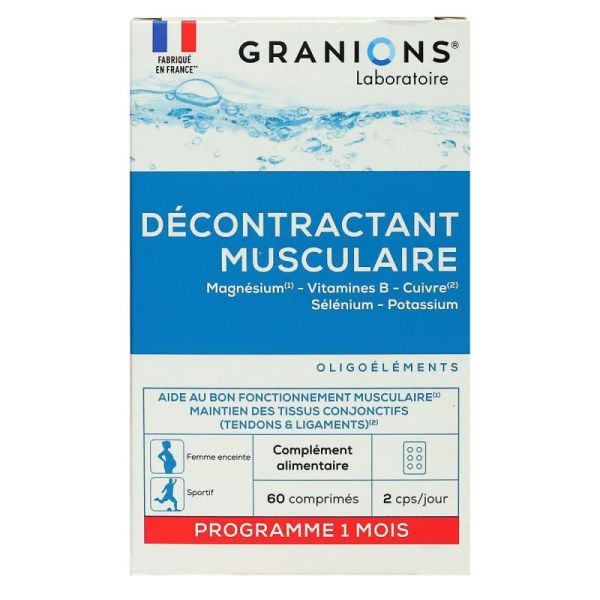 granions decontractant musculaire cp 60