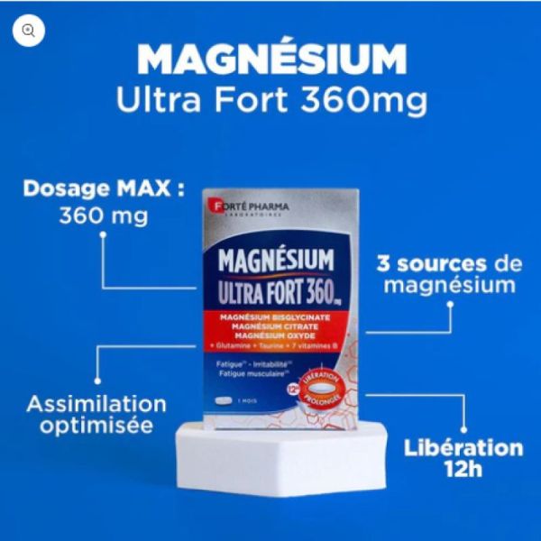 Magnésium Ultra Fort 360mg 30sticks