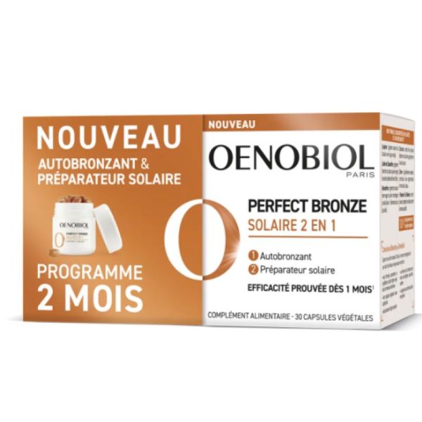 OENOBIOL Perfect Bronze solaire 2en1 X60