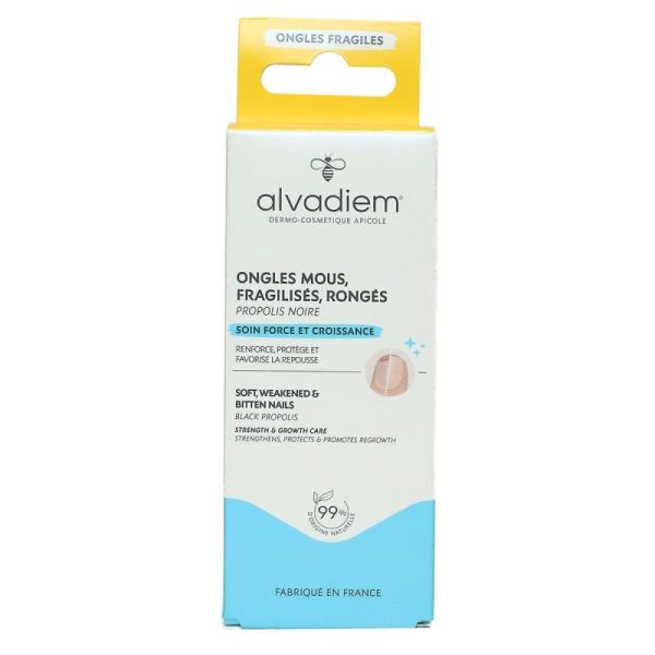 Soin force et croissance ongles fragilisés cassés rongés 10ml