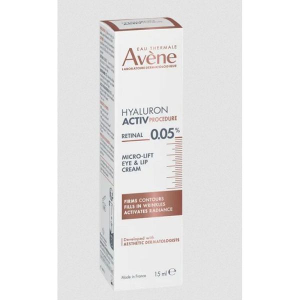 Avène Hyaluron Activ Procedure crème yeux et lèvres 15 ml