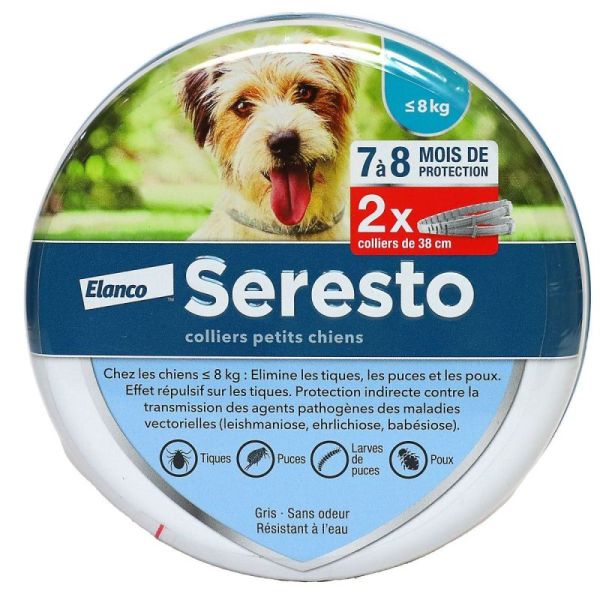 Seresto Collier petit chien lot de 2