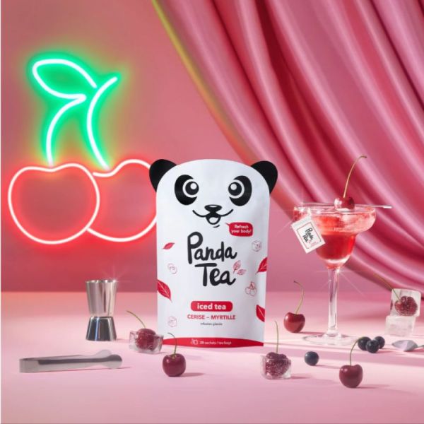 Panda Tea ICED TEA Cerise myrtille 28 sachets