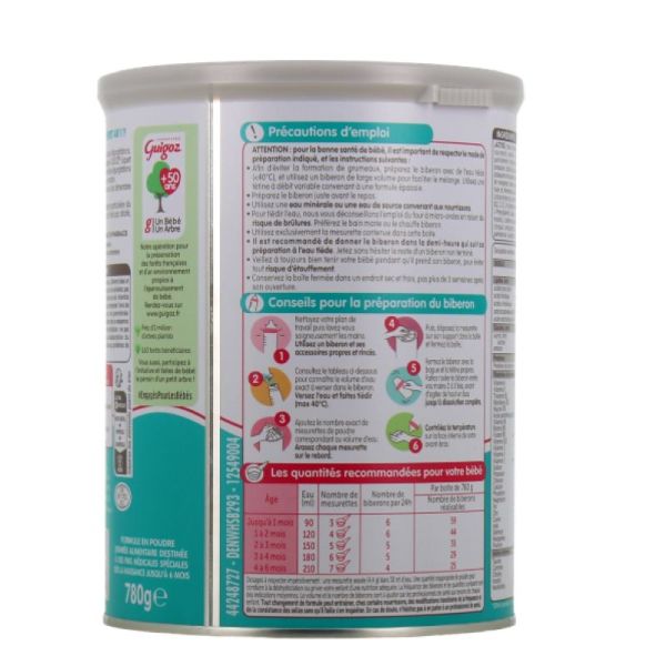 Guigoz expert Lait AR 1er âge 780g