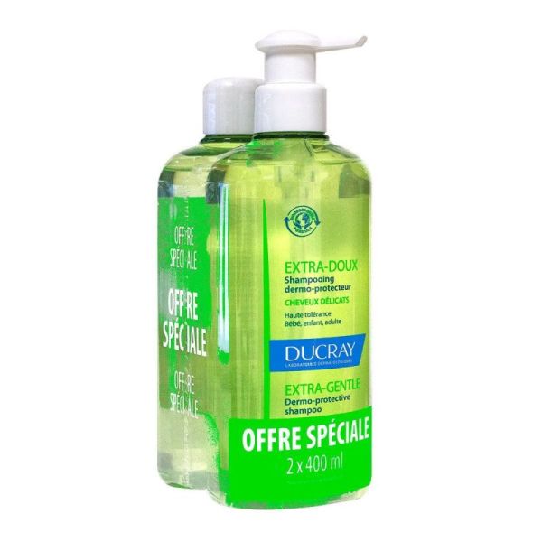 Ducray Sh Extra Doux 400Mlx2