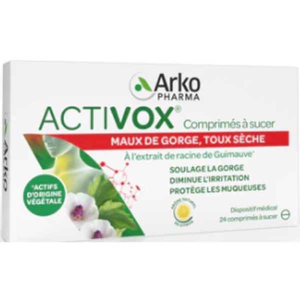 Activox Pastilles citron x 24