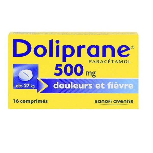 Doliprane 500Mg Cpr 16 /160