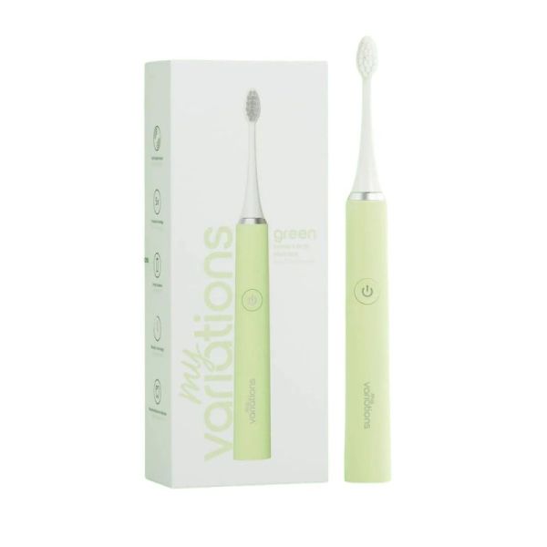 Brosse à dents électrique verte