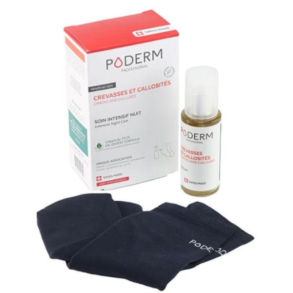 Poderm crevasses et callosités soin intensif nuit