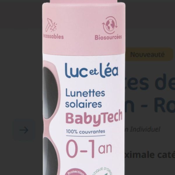 Lunettes solaires 0 - 1 an cat 4