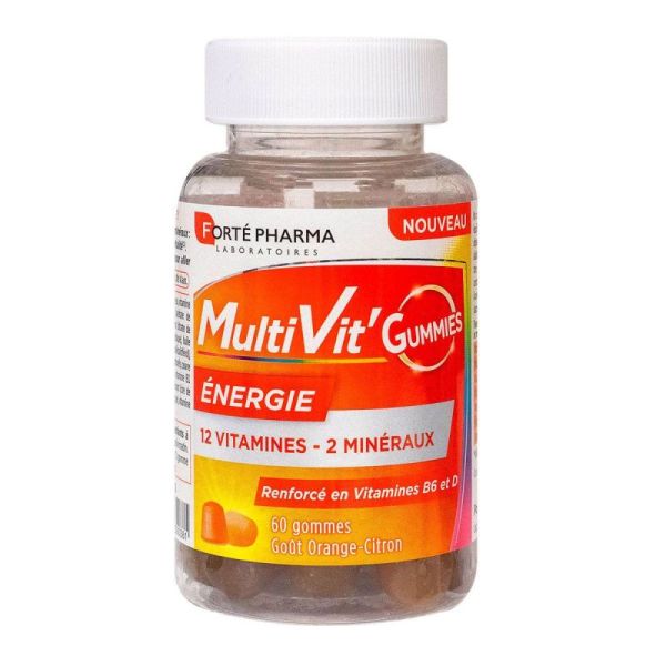 MultiVit Gummies énergie 60 gommes