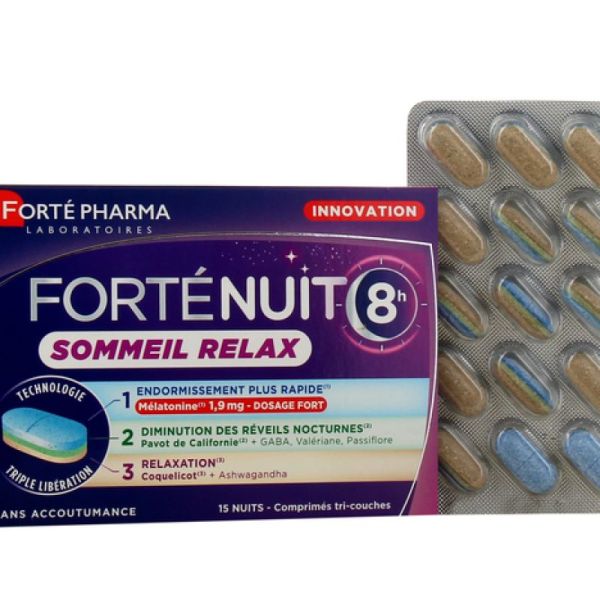 Forte Pharma Fortenuit 8h sommeil relax 30cpr
