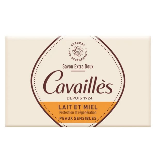 R Cavaillès Savon Surgras Lait et miel  150G